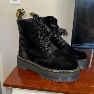 Black Velvet Dr. Martins
